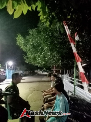 Personel Koramil 1628-04 Gencarkan Komsos dengan Warga