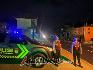 Polsek Petang Gencarkan Blue Light Patrol, Kondusifitas Wilayah Jadi Prioritas