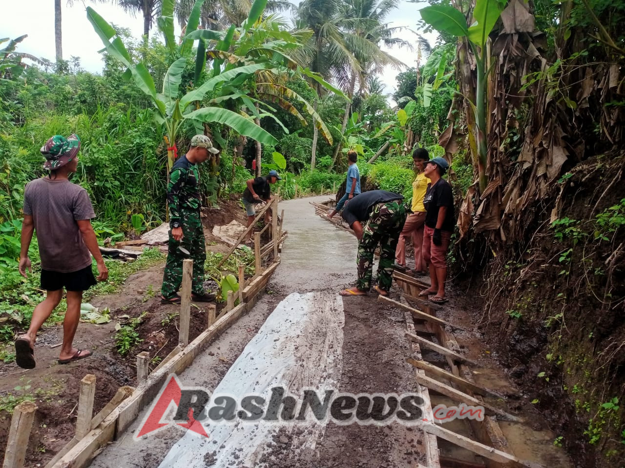 Dan SSK TMMD: JUT Desa Batuan Jadi Urat Nadi Distribusi Hasil Panen
