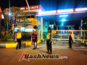 Personil Unit Lantas Polsek Manggis, Bergabung Melaksanakan Patroli Wilayah.