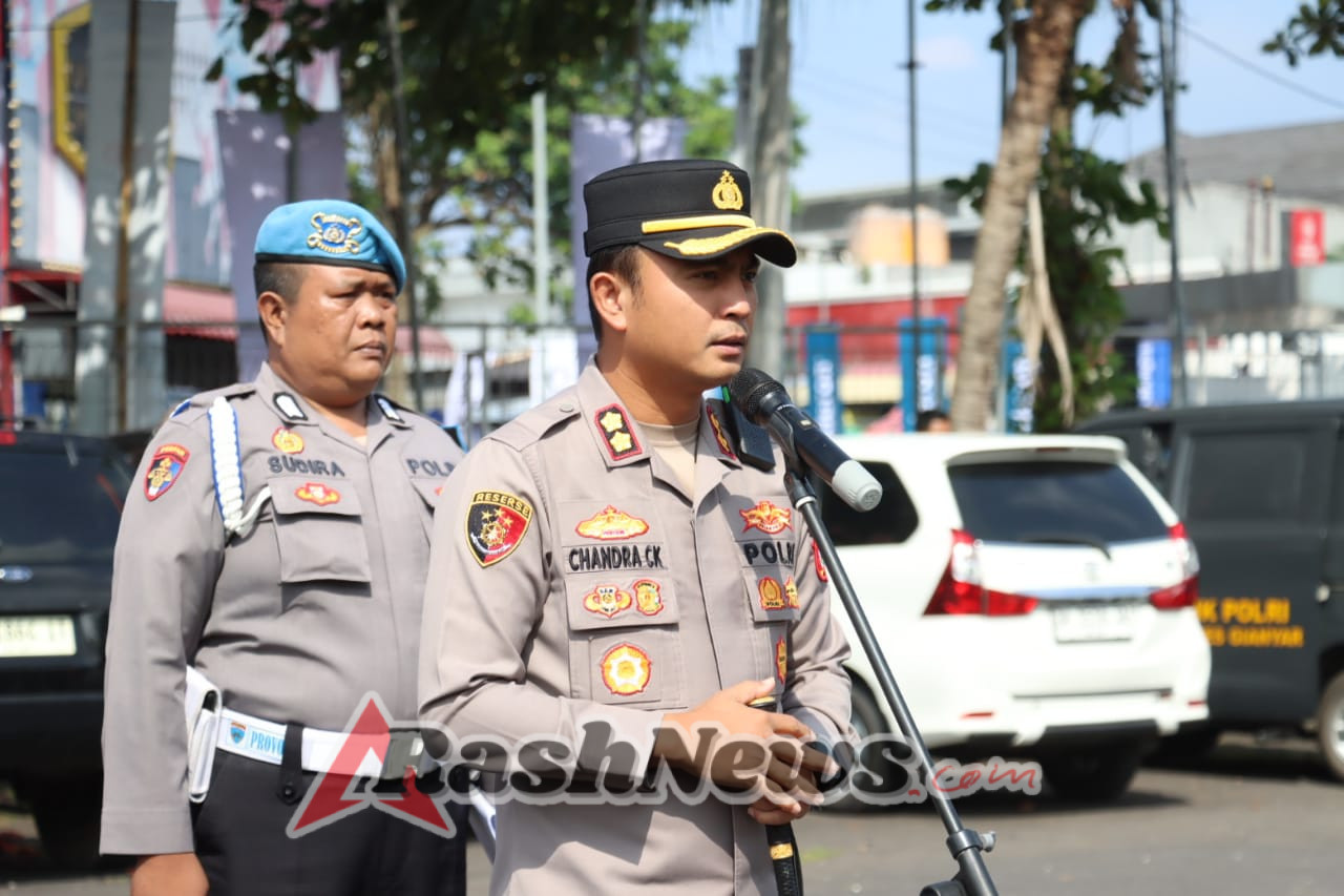 Polres Gianyar Amankan Laga BRI Super Liga Bali United vs Persik Kediri di Stadion Dipta