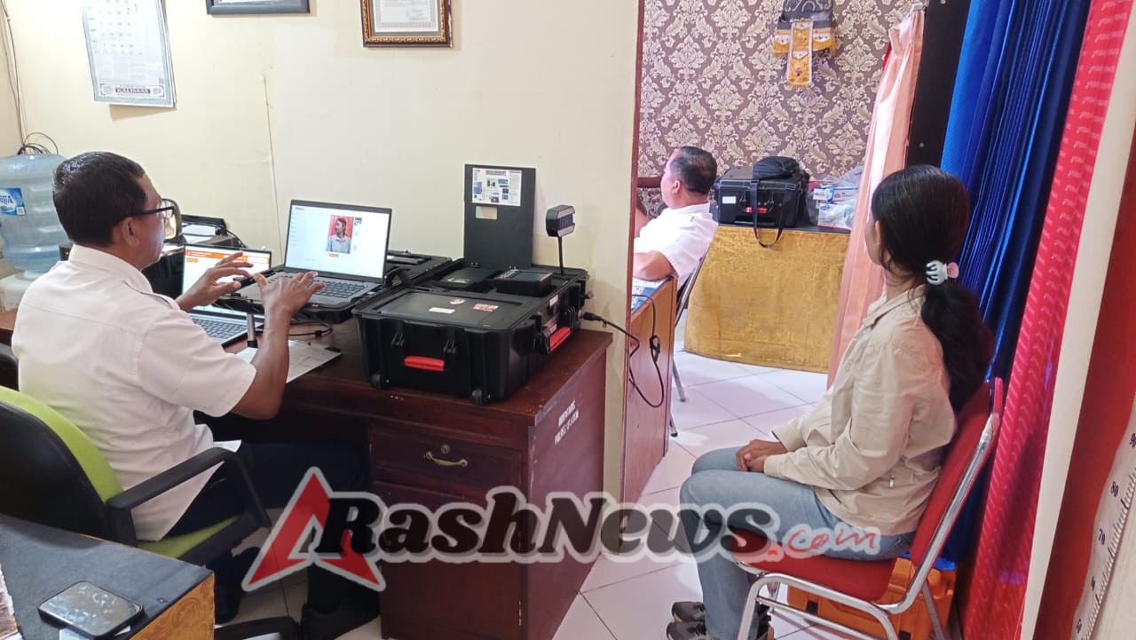 Berikan Pelayanan Sidik Jari Personel Urident Sat Reskrim Polres Karangasem Tidak Memungut Biaya