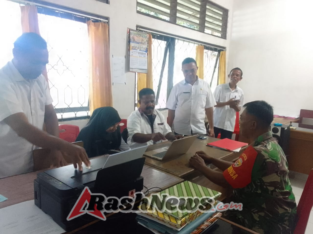 Babinsa Koramil 1602-01/Ende Aktifkan Peran Garda Terdepan dalam Pembinaan Teritorial