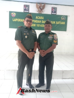 Dandim 1614/Dompu Beri Penghargaan dan Lepas Prajurit ke Satuan Baru