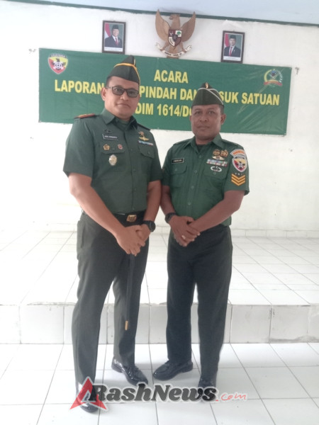 Dandim 1614/Dompu Beri Penghargaan dan Lepas Prajurit ke Satuan Baru