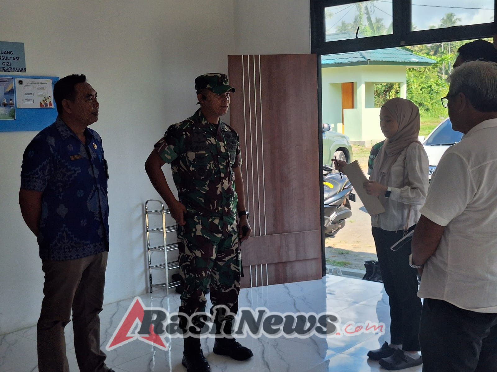 minimalisir dampak negatif limbah, Dandim 1623/Karangasem bersama tim pengawas kunjungi SPPG Karangasem.