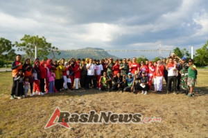 Meriahkan Kemerdekaan, Kodim 1628/Sumbawa Barat Gelar Lomba Voli Berpasangan