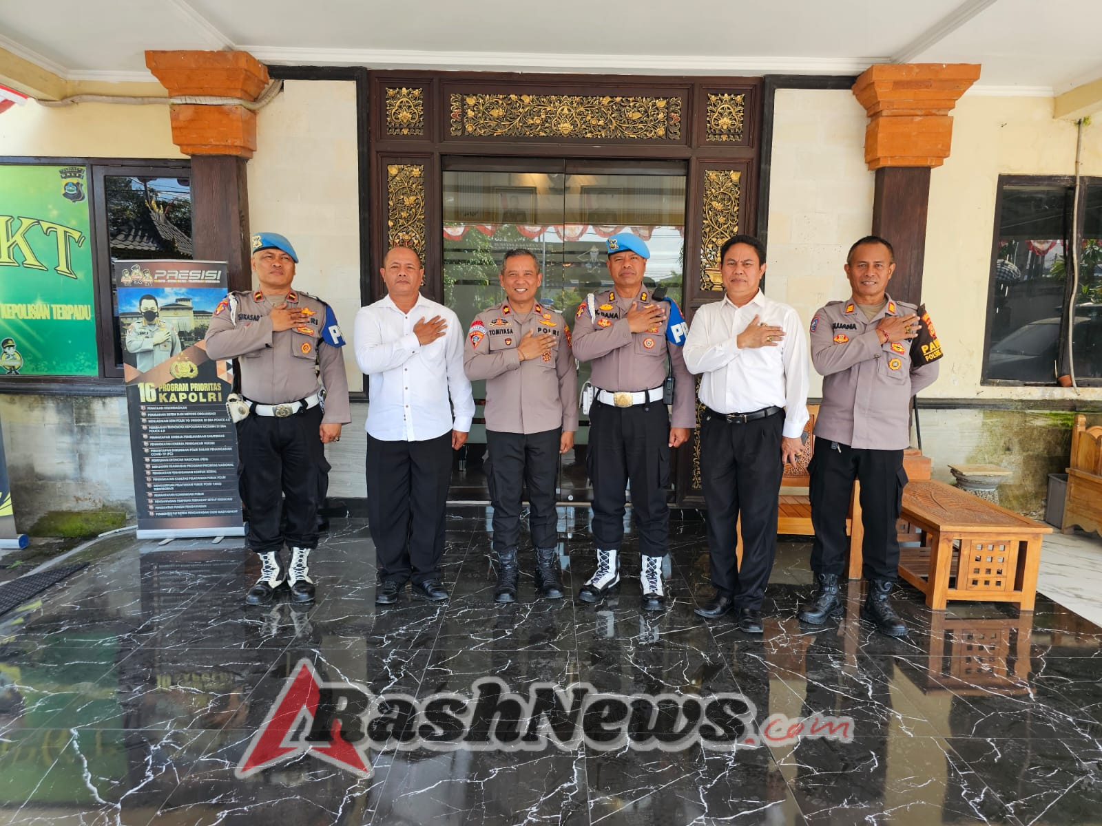 Tim Asistensi Polda Bali Kunjungi Polsek Dentim: Soroti Optimalisasi Patroli Barcode dan Pengawasan Tahanan