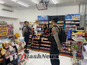 Pastikan Situasi Kondusif, Kembali Unit Raimas Sambangi Pertokoan Modern