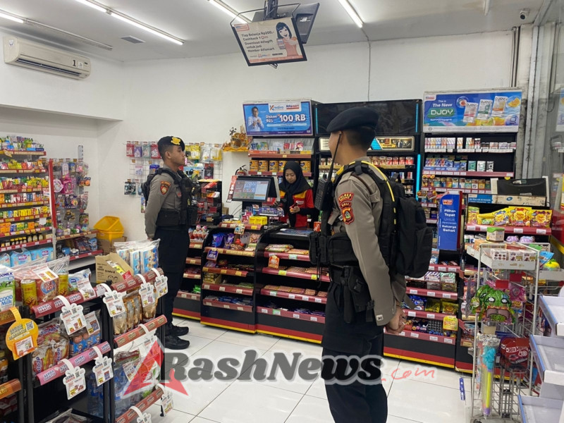 Pastikan Situasi Kondusif, Kembali Unit Raimas Sambangi Pertokoan Modern