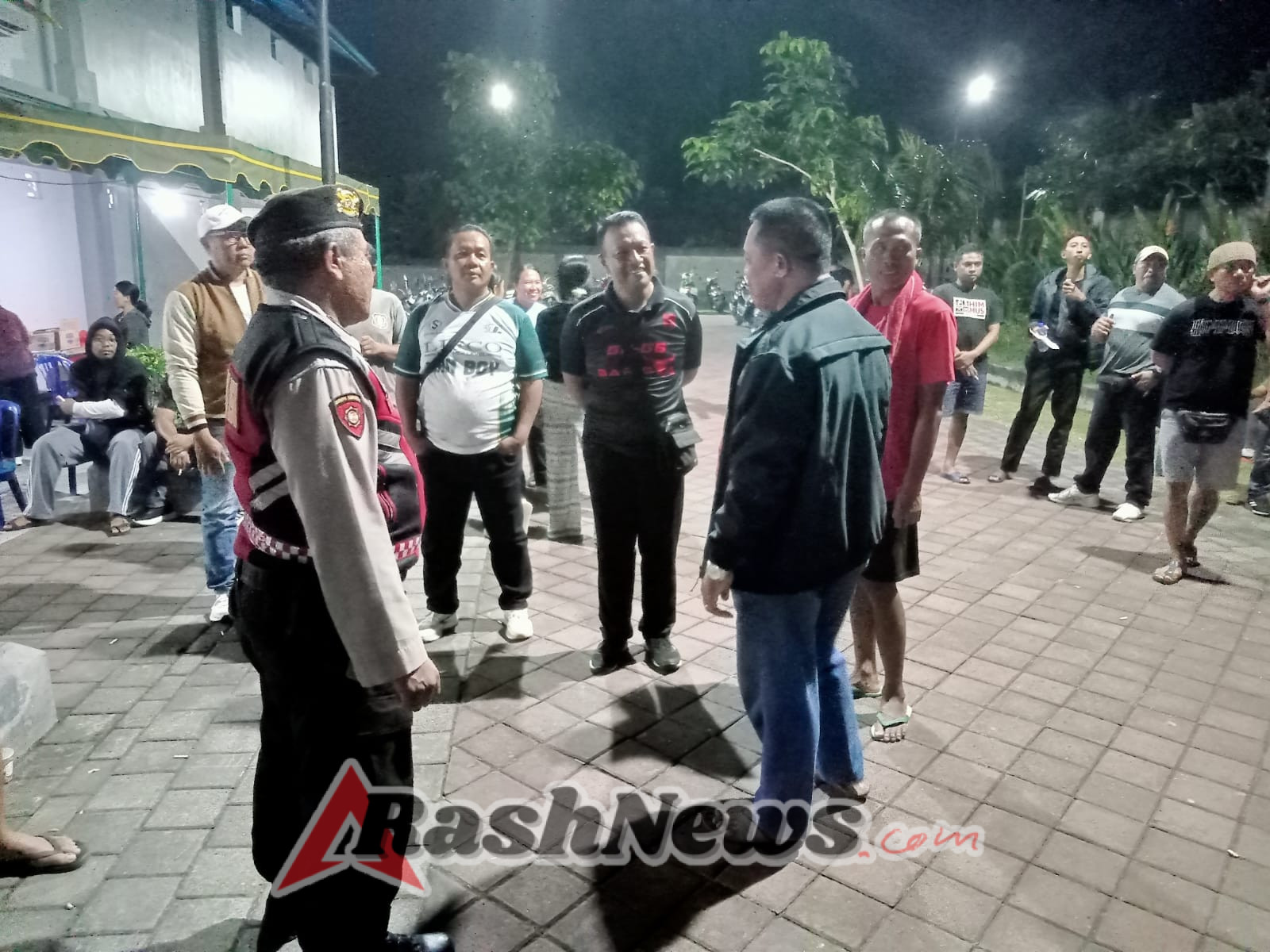Memasuki Babak Semi Final Polsek Mengwi Amankan Turnamen Bola Voli