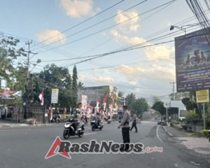 SatBinmas laksanakan Strong Point Pagi sebagai salah satu bentuk pelayanan polri terhadap masyarakat