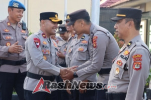 Wakapolres Karangasem Sampaikan Salam Perpisahan dalam Apel Pagi