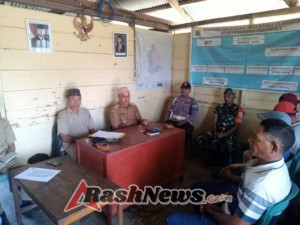 Babinsa Koramil 1612-07/Satarmese Hadiri Mediasi Sengketa Tanah Jalan Tani di Desa Persiapan Ulungali