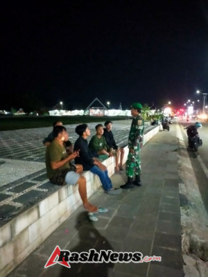 Kegiatan Patroli Malam Piket Koramil 1628-01/Taliwang Berjalan Aman dan Lancar