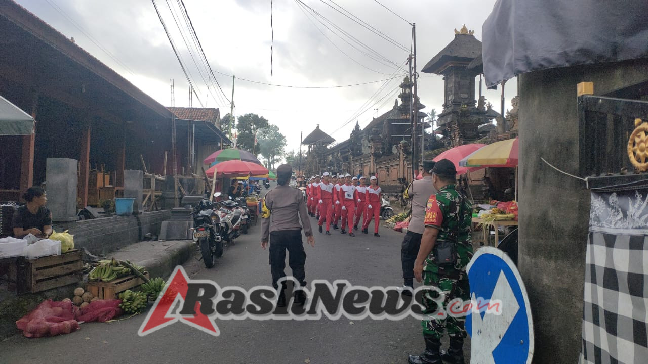 Tegaskan Komitmen Sukseskan Peringatan HUT Ke 80 RI, Dandim Klungkung Kerahkan Anggota Gelar Pengawalan Dan Pengamanan