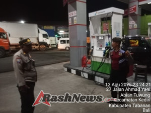 Polsek Kediri Gencarkan Pelaksanaan Patroli Barcode Dini Hari