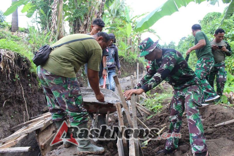 Warga Desa Batuan Sambut Perubahan Nyata dari Program TMMD 125
