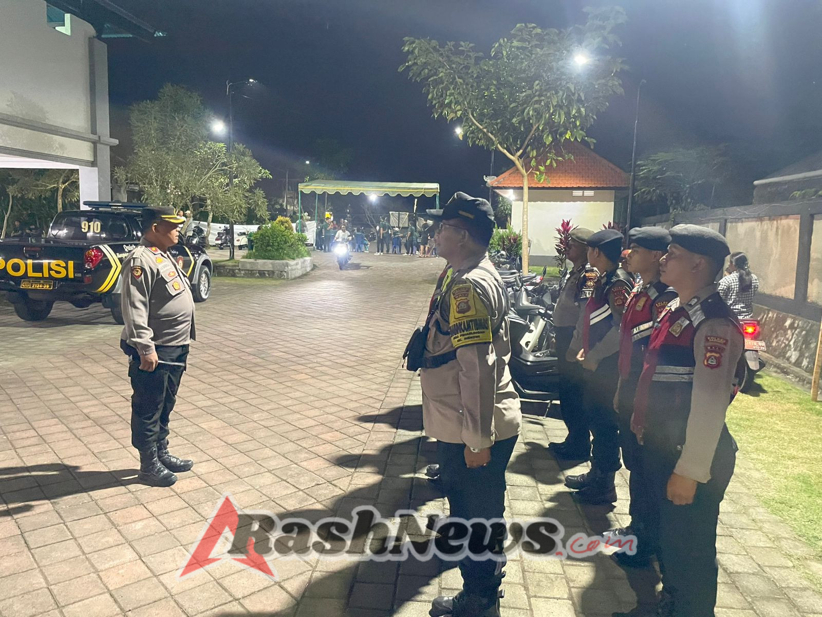 Kapolsek Mengwi Pimpin Langsung Pengamana Final Turnamen Bola Boli