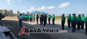 Koramil 1612-04/Borong Latih Paskibraka Jelang HUT RI ke-80 di Manggarai Timur