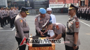 Kapolres AKBP Arif Batubara Pimpin Sertijab Pejabat Utama Polres Badung