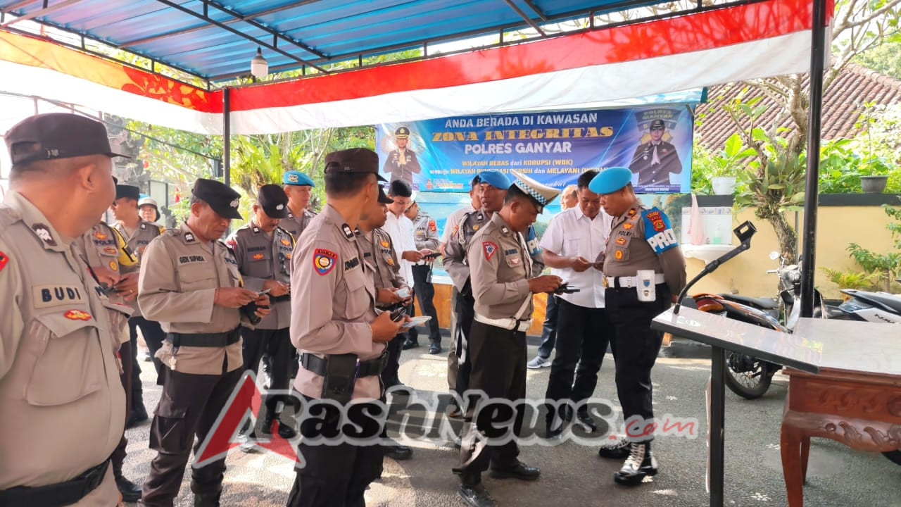 Polres Gianyar Gelar Gaktibplin, Tiga Personel Diberi Sanksi Disiplin