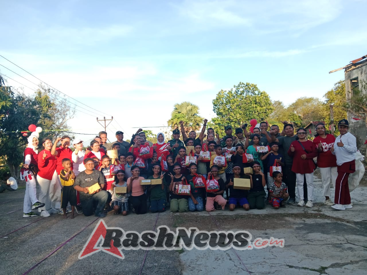 TNI-Rakyat di Kecamatan Amarasi Bersatu Dalam Kegiatan Lomba Meriahkan HUT RI ke-80