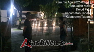 Sat Samapta Polres Tabanan Gelar Patroli Subuh, Sasar Perumahan hingga Sekolah untuk Cegah 3C