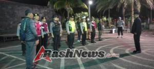 Patroli Satsamapta Polres Karangasem Antisipasi Trek-trekan di Jalan Veteran Amlapura Berjalan Kondusif.