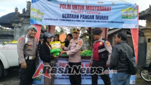 Polsek Selemadeg Salurkan Beras Murah SPHP, Stabilisasi harga untuk Masyarakat