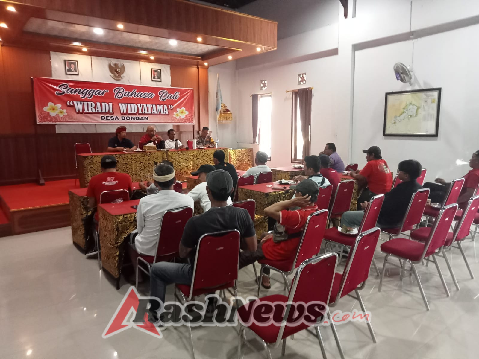 Bhabin Desa Bongan hadiri undangan rapat koordinasi