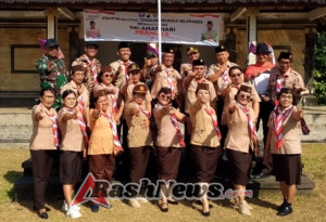 Kapolsek Selemadeg hadiri apel pelaksanaan Hari Pramuka ke-64