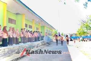 Babinsa Dorong Semangat Pramuka di Kecamatan Omesuri