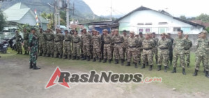 Jelang HUT RI, Kodim 1602/Ende Asah Kedisiplinan Komcad Lewat PBB