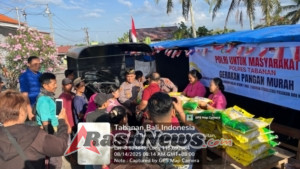 Kapolsek Kerambitan Direbut Warga Masyarakat Gegara Beras Murah