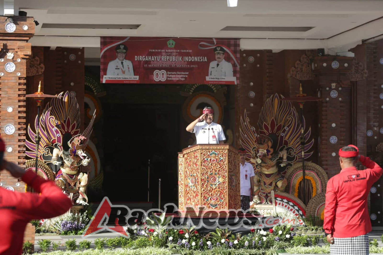 Upacara HUT ke-67 Provinsi Bali di Tabanan, Momentum Perkuat Kebersamaan dan Pelestarian Budaya