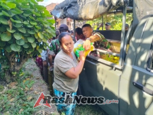 Dampak Positif Pangan Murah Kodim 1609/Buleleng: Warga Desa Lokapaksa Terbantu