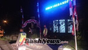“Blue Light Patrol ” Polsek Bebandem Cegah Gangguan Kriminalitas Pada Jam Rawan Agar Terciptanya Situasi Yang Aman Dan Kondusif.