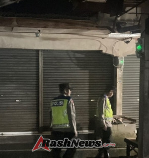 Antisipasi Gangguan Kamtibmas Polsek Penebel  Patroli Malam Hari