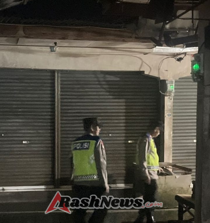Antisipasi Gangguan Kamtibmas Polsek Penebel  Patroli Malam Hari