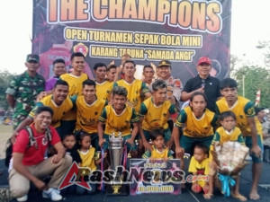 Suporter Puji Peran TNI dalam Pengamanan Turnamen Sepak Bola Mini di Kota Bima