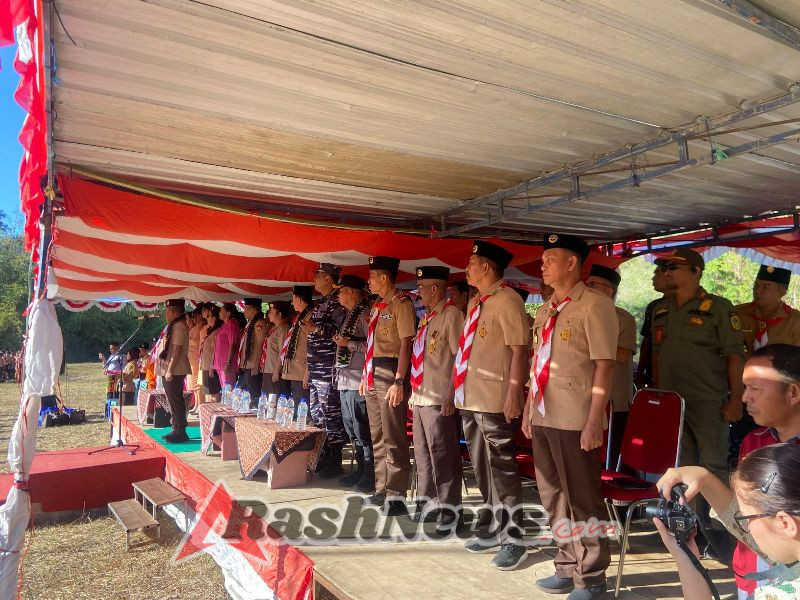 Generasi Tangguh Berawal dari Pramuka: Pesan Babinsa Koramil 1612-02/Komodo di Penutupan Camping