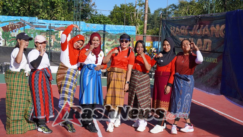 Peringatan HUT ke-80 RI di Kodim 1612/Manggarai, Tawa Riang dari Lapangan Voli yang Unik