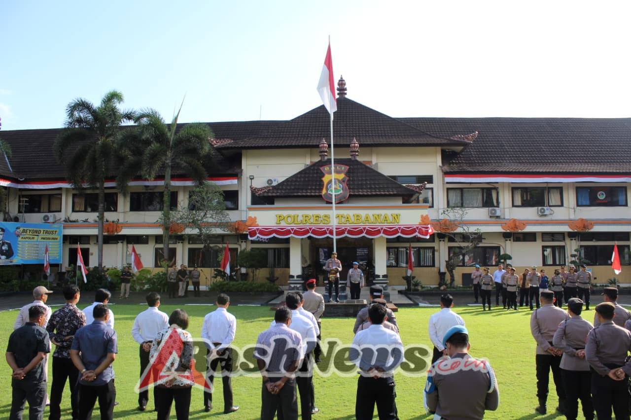 Polres Tabanan Gelar Apel Konsolidasi Ops Sikat Agung 2025, Seluruh Target Operasi Terungkap