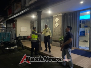 Polsek Selemadeg barat Gelar Patroli Malam Menjelang Dini Hari