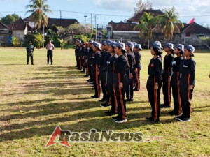 Hari ke-11, Polsek Selemadeg & Koramil  1619/02 Latih Paskibra, Jelang HUT RI ke-80
