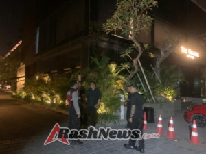 Pawas Ipda Nyoman Darmaya Gerakkan UKL Polsek Kuta Utara Patroli Di Jalan Bumbak.