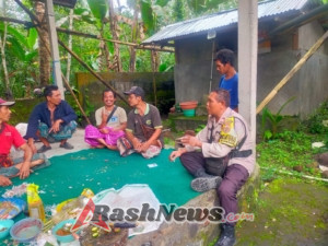 Bhabinkamtibmas Desa Bhuana Giri Gelar Jumat Curhat Serentak Bersama Warga