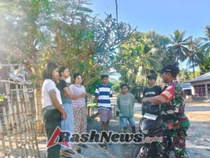 Komsos Babinsa Sedeoen Bahas Pemberdayaan Tenaga Kerja Lokal