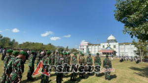 Kodim 1614/Dompu Tegaskan Kesiapan Upacara HUT RI ke-80 bersama Komcad